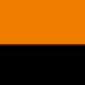 Fluoreszierendes Orange-Schwarz