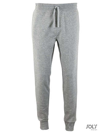 Mens Slim Fit Jogging Pants Jake - 360 - GRIGIO MEDIO MELANGE