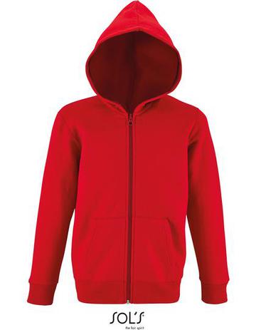 Kids Zip Hoodie Stone