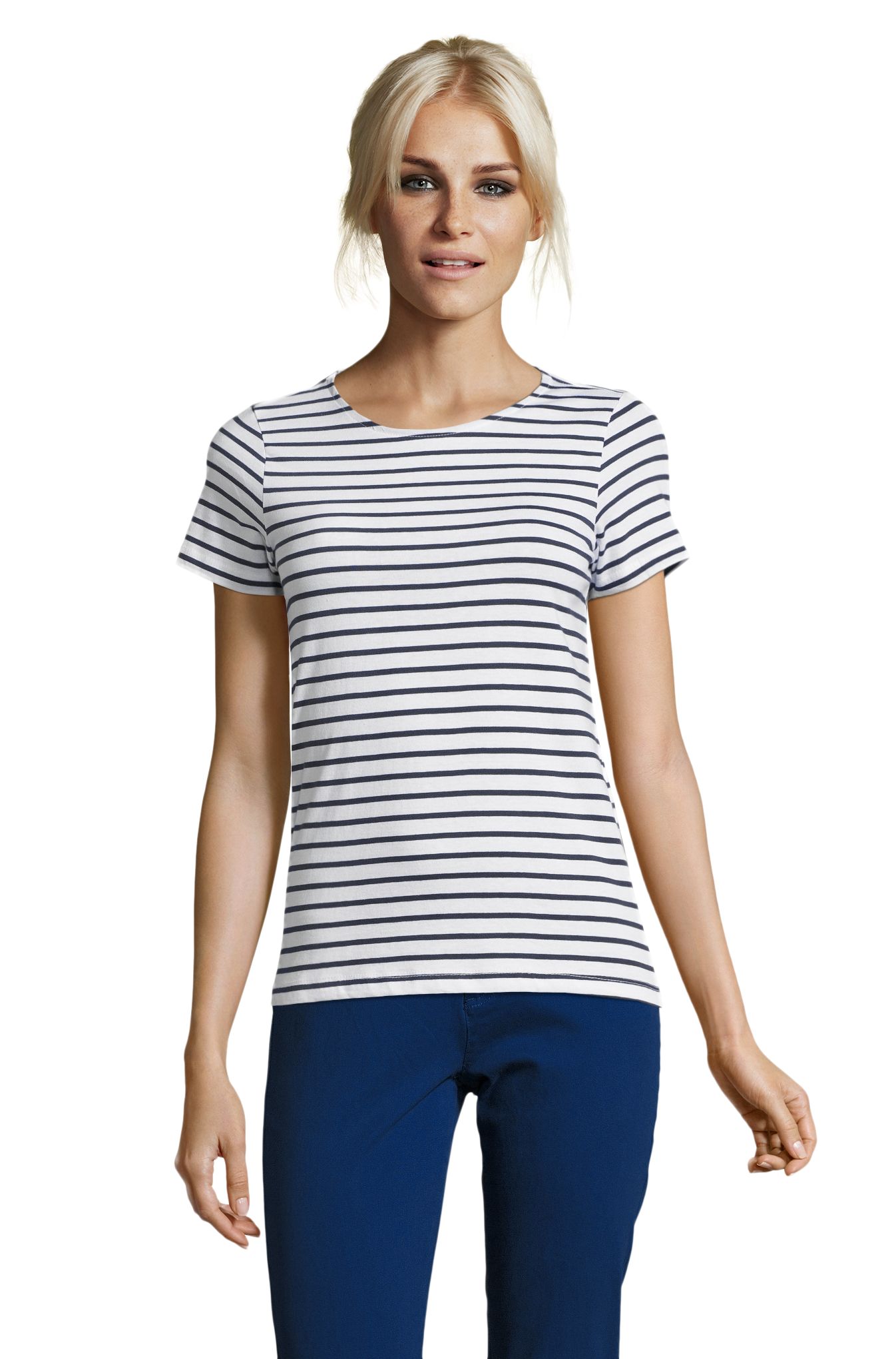 MILES WOMEN - 904 - Bianco / Blu navy