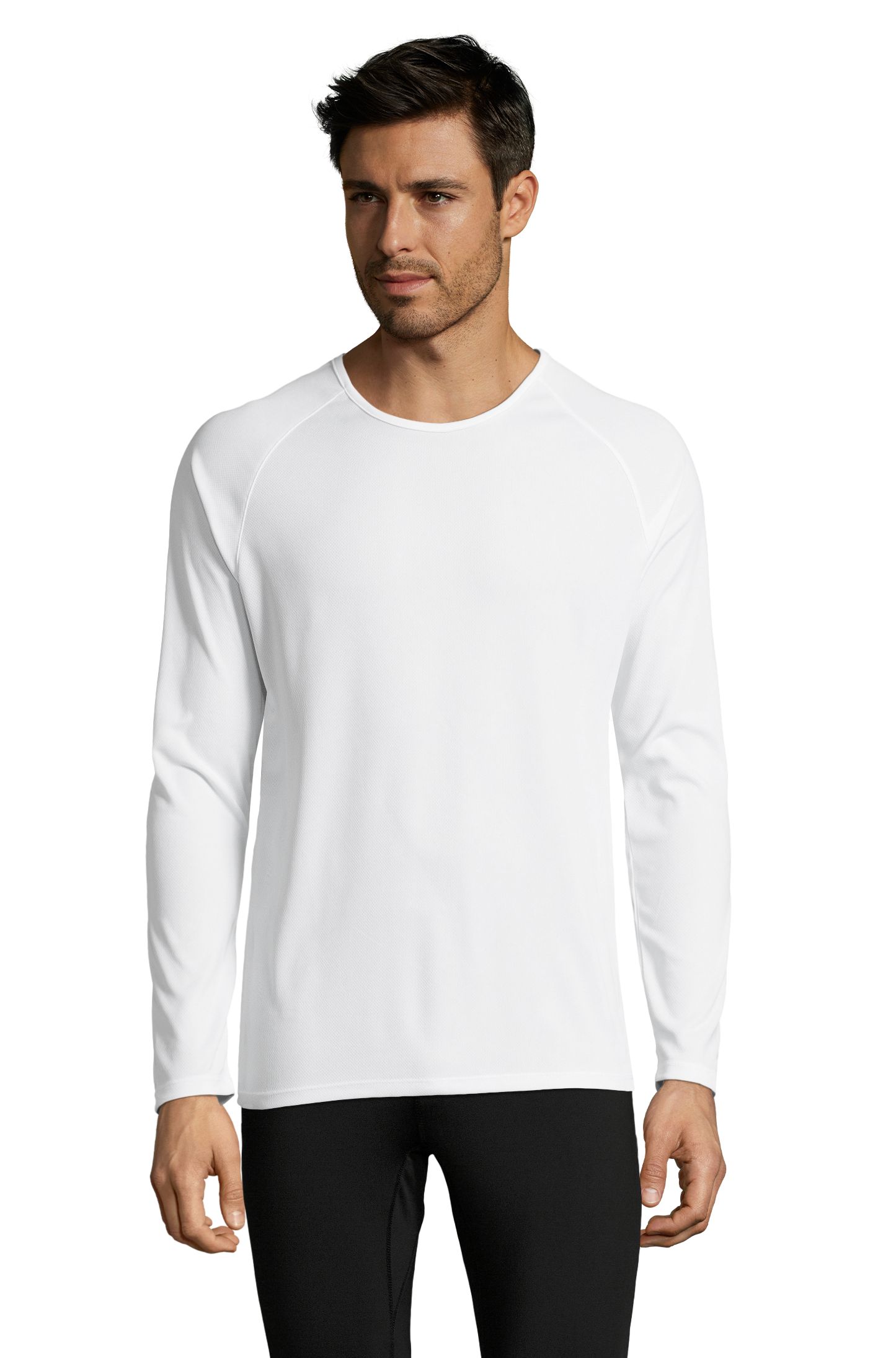 SPORTY LSL MEN - 102 - BIANCO