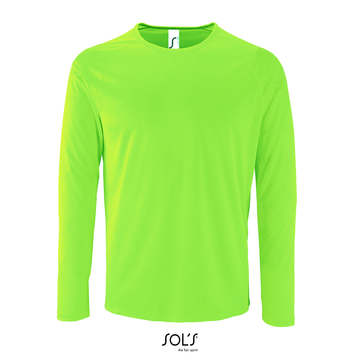 SPORTY LSL MEN - 286 - VERDE FLUO
