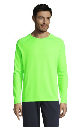 SPORTY LSL MEN - 286 - VERDE FLUO