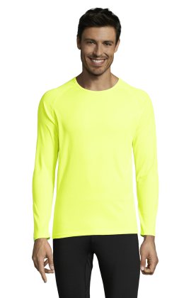 SPORTY LSL MEN - 306 - GIALLO FLUO