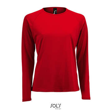 SPORTY LSL WOMEN - 145 - ROSSO