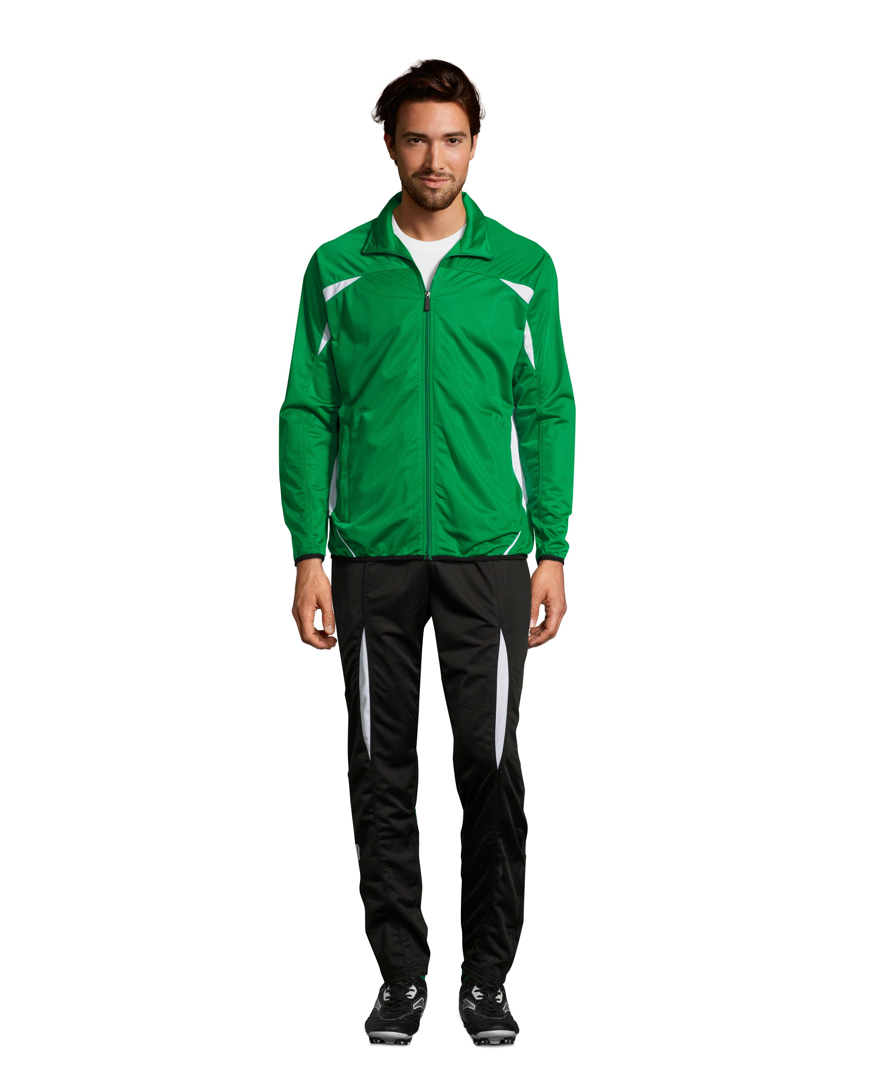 CAMP NOU - 929 - VERDE BRILLANTE-BIANCO / NERO