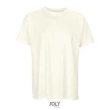 Men s Boxy Oversized T-Shirt - 104 - BIANCO PASTELLO