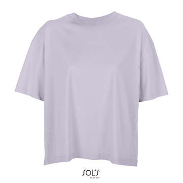 Women s Boxy Oversized T-Shirt - 701 - Lilla