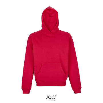 Unisex Connor Oversized Hoodie - 161 - ROSSO VIVO