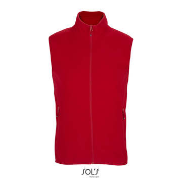 Unisex Factor Zipped Fleece Bodywarmer - 145 - ROSSO