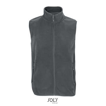 Unisex Factor Zipped Fleece Bodywarmer - 370 - ANTRACITE