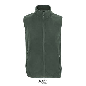 Unisex Factor Zipped Fleece Bodywarmer - 266 - VERDE BOSCO