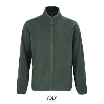 Men s Factor Zipped Fleece Jacket - 266 - VERDE BOSCO