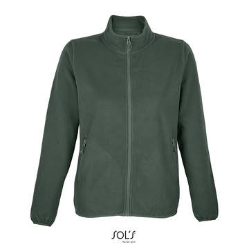 Women s Factor Zipped Fleece Jacket - 266 - VERDE BOSCO