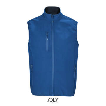 Men s Falcon Zipped Softshell Bodywarmer - 241 - BLU ROYAL