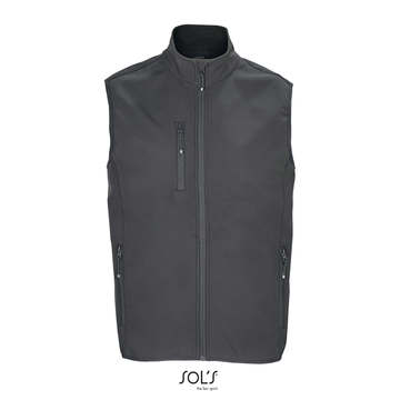 Men s Falcon Zipped Softshell Bodywarmer - 370 - ANTRACITE