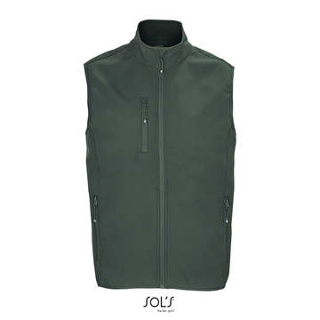 Men s Falcon Zipped Softshell Bodywarmer - 266 - VERDE BOSCO