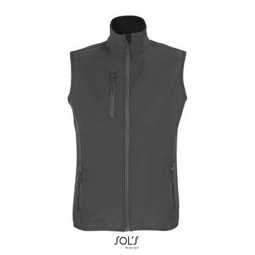 Women s Falcon Zipped Softshell Bodywarmer - 370 - ANTRACITE