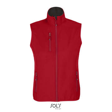 Women s Falcon Zipped Softshell Bodywarmer - 162 - ROSSO PEPERONCINO