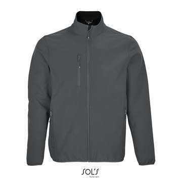 Men s Falcon Zipped Softshell Jacket - 370 - ANTRACITE