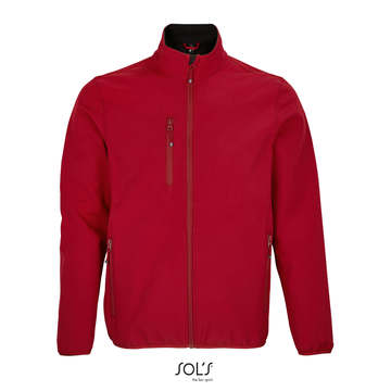 Men s Falcon Zipped Softshell Jacket - 162 - ROSSO PEPERONCINO