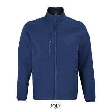 Men s Falcon Zipped Softshell Jacket - 232 - BLU ABISSO