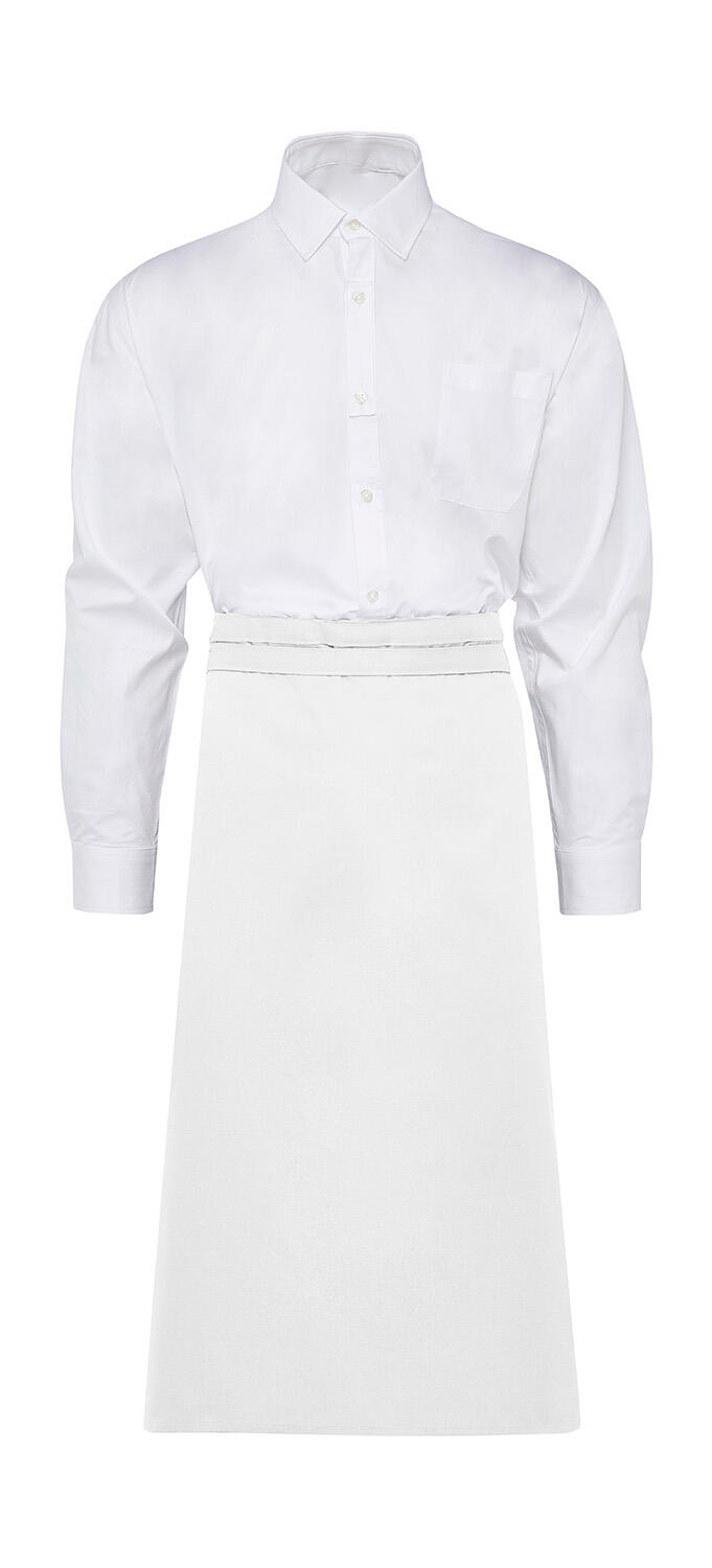 ROME - Grembiule Bistro media lunghezza - 000 - White