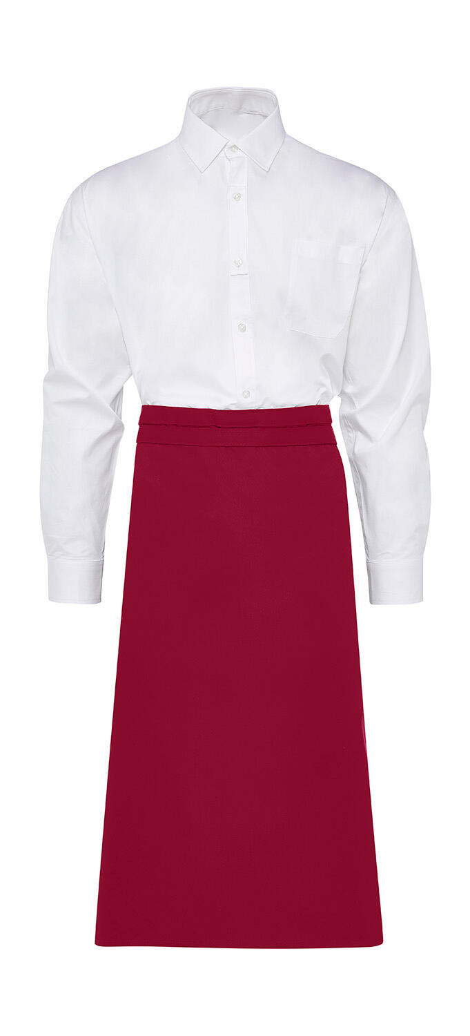 ROME - Grembiule Bistro media lunghezza - 400 - Red