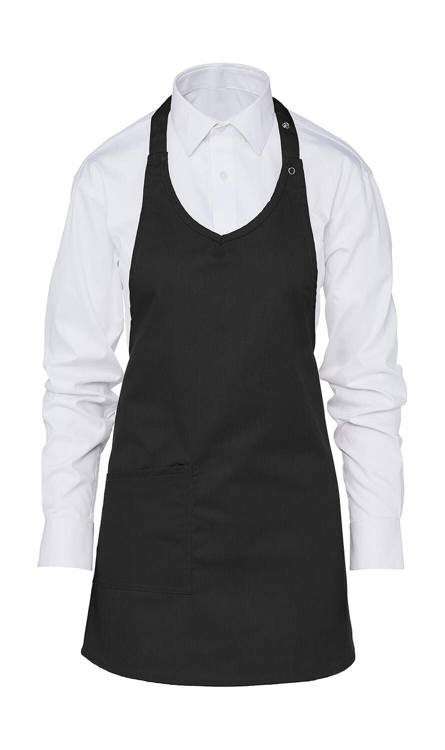 BERN - Grembiule donna con pettorina - 101 - Black