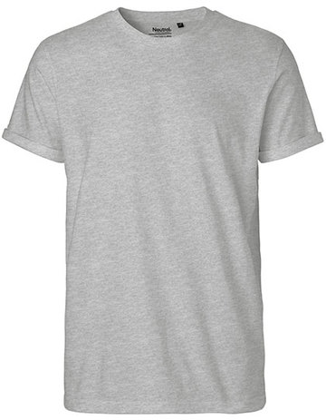 Men Roll Up Sleeve T-Shirt - SPORT GREY