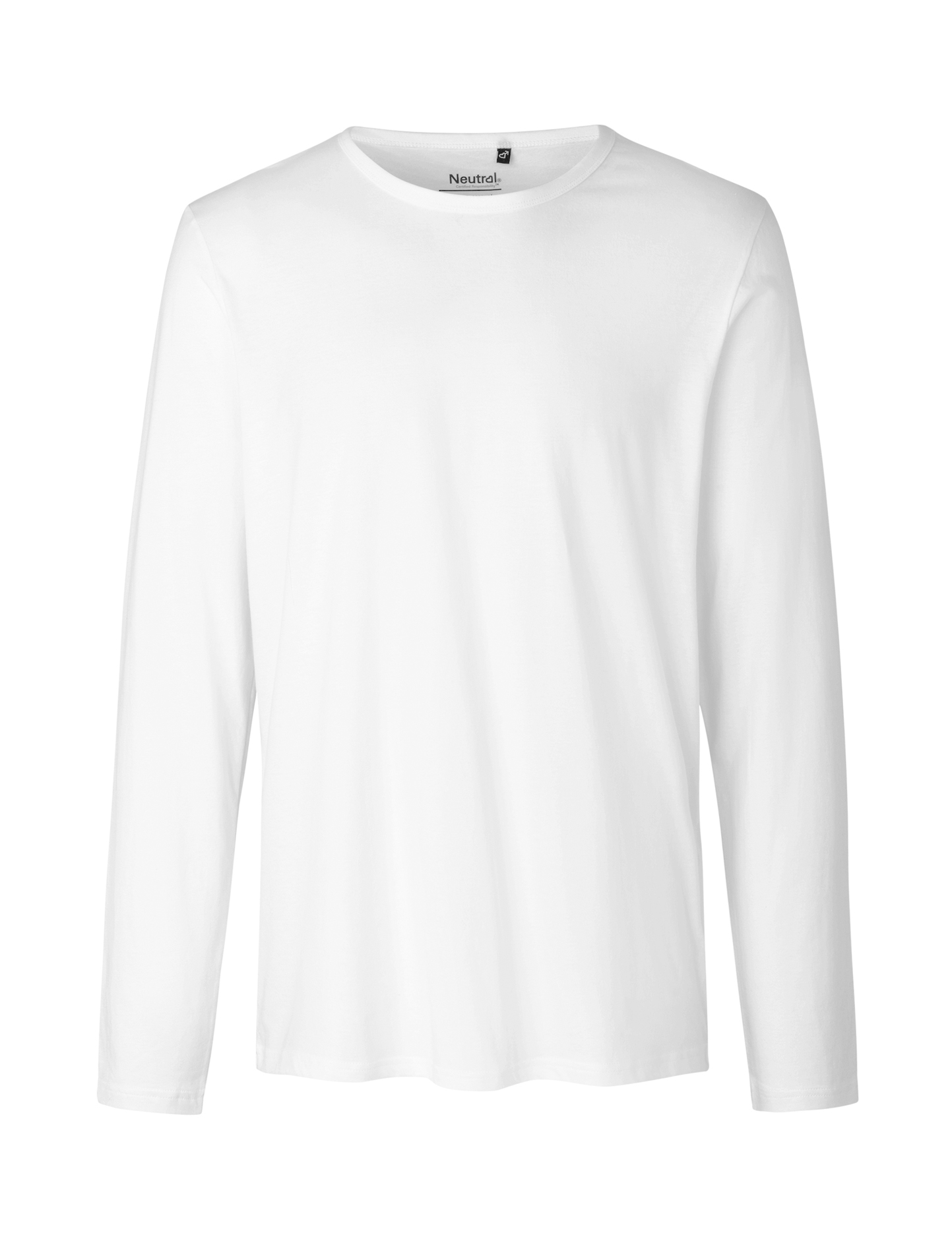 Men´s Long Sleeve T-Shirt - 01 - White OUT3