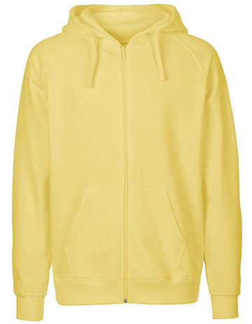 Men Felpa Cappuccio e Zip - DUSTY YELLOW
