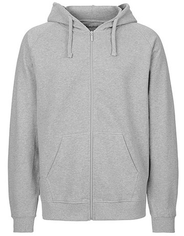 Men Felpa Cappuccio e Zip - SPORT GREY