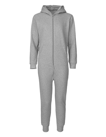 Unisex Tuta in Felpa Cappuccio - SPORT GREY