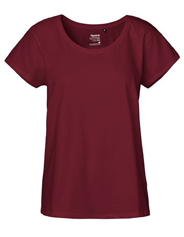 Lady Loose Fit T-Shirt - BORDEAUX