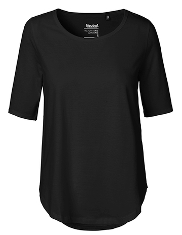 Lady T-Shirt Mezza Manica - BLACK