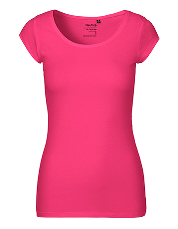 Lady T-Shirt Scollatura Ampia - PINK