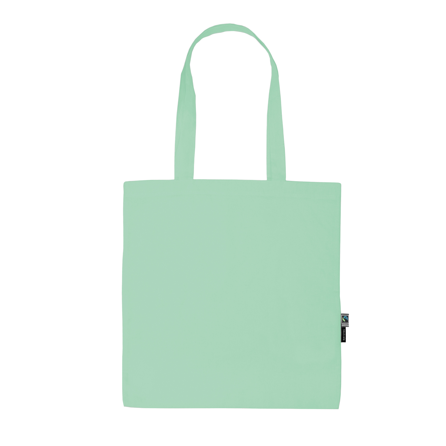 Shopping Bag With Long Handles - Dusty Mint