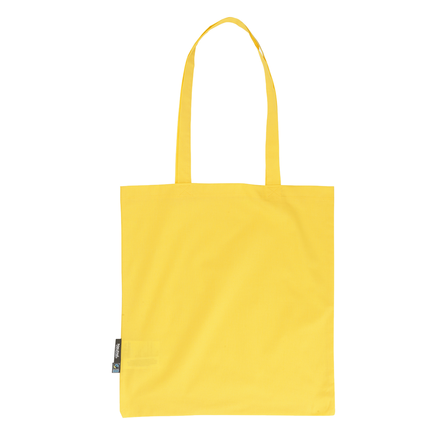 Shopping Bag With Long Handles - Yellow