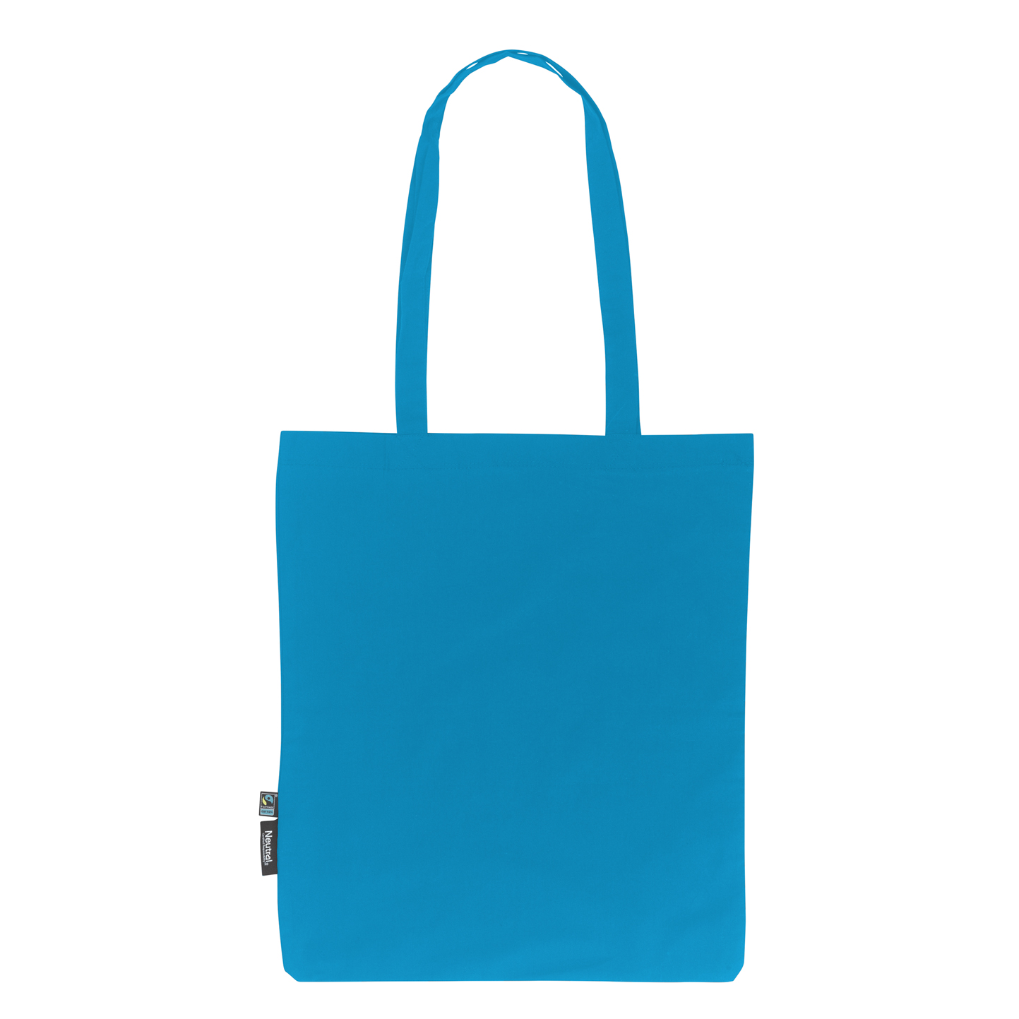 Shopping Bag With Long Handles - Sapphire