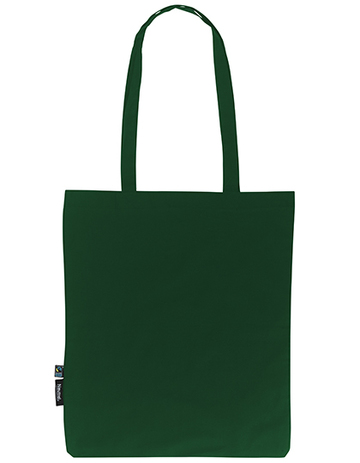 Shopping Bag Manici Lunghi - BOTTLE GREEN