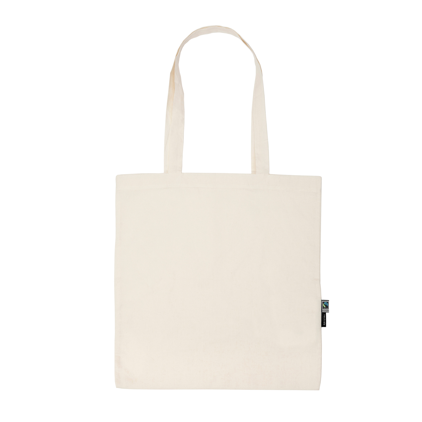 Shopping Bag With Long Handles - Nature
