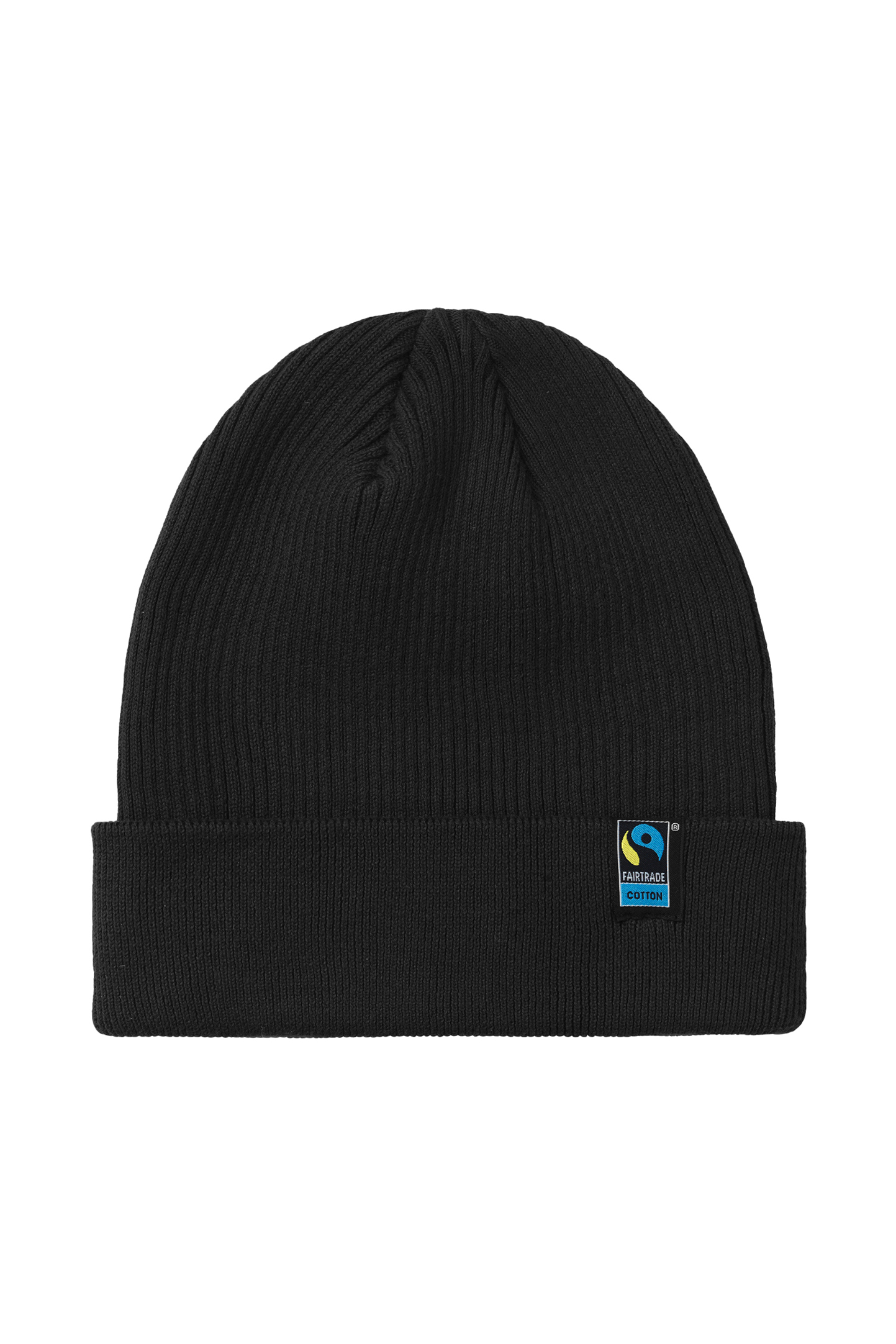 Mixed Knit Beanie - Black