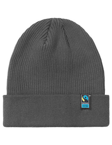 Mixed Knit Beanie  - CHARCOAL