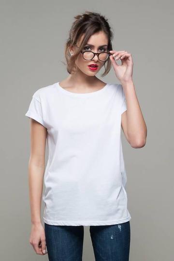 Maglia donna scollatura tonda con risvolto - Maglia donna scollatura tonda con risvolto