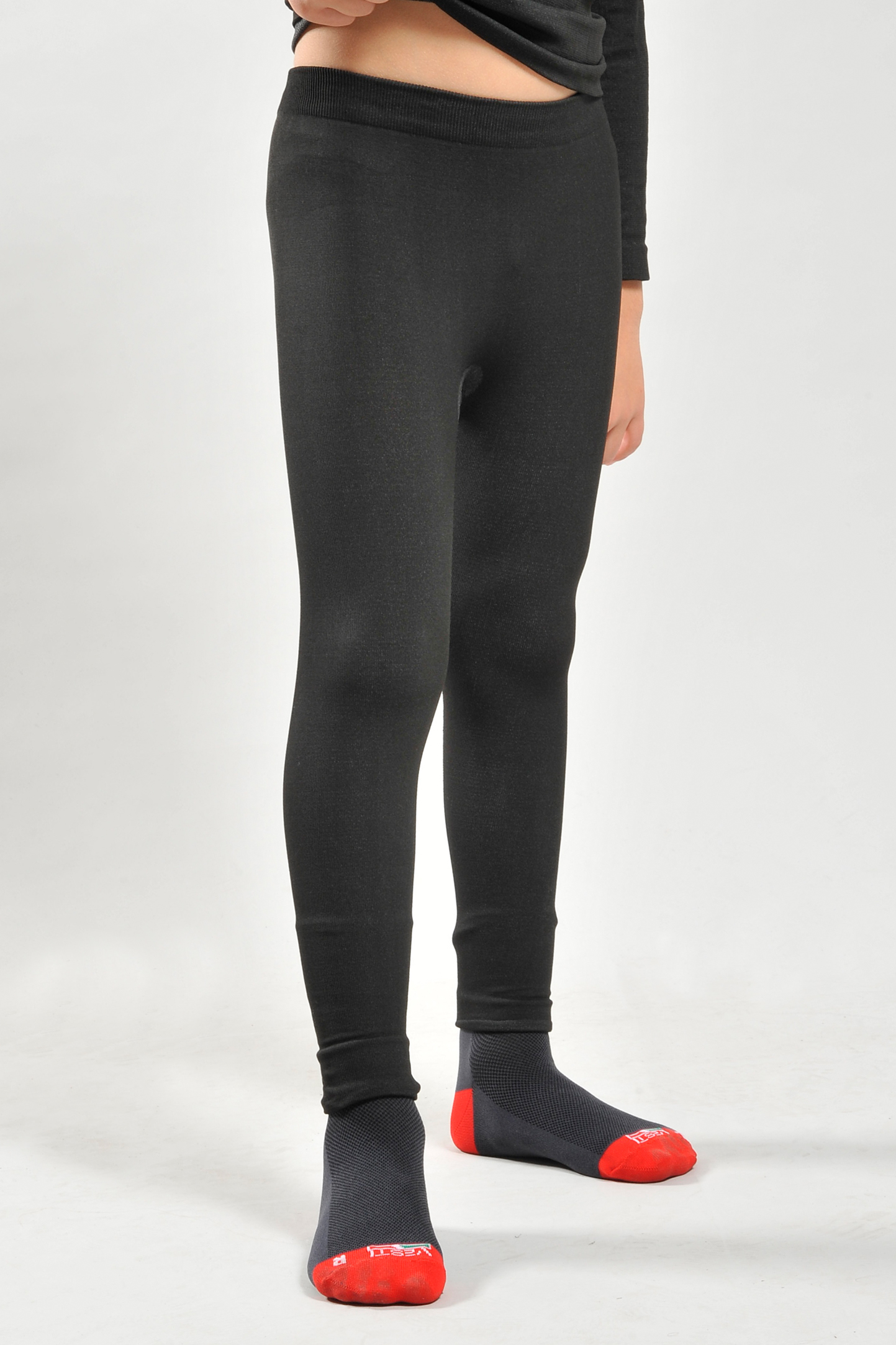 Base Termica Fuson Bambino 75/20/5% Pol/Pmd/Ela Dark Shadow/Greggio M 7/8 anni