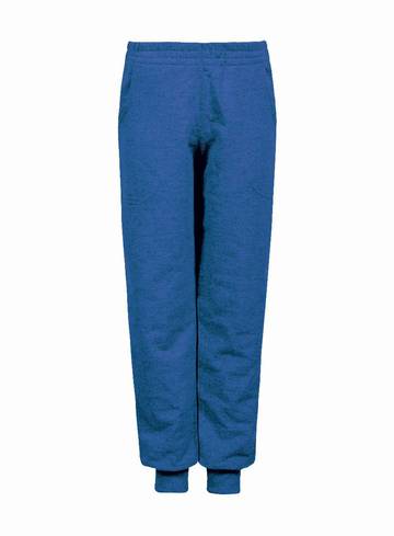 Pantalone bambino in felpa french terry fondo con costina - 27 - Royal Sport