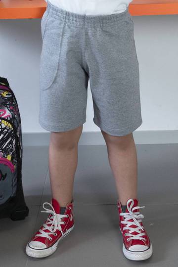 Bermuda bambino in felpa french terry 