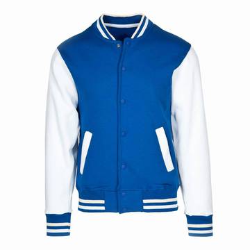 Jacket Bomber Bambino bicolore in felpa  - 2799 - Royal Sport