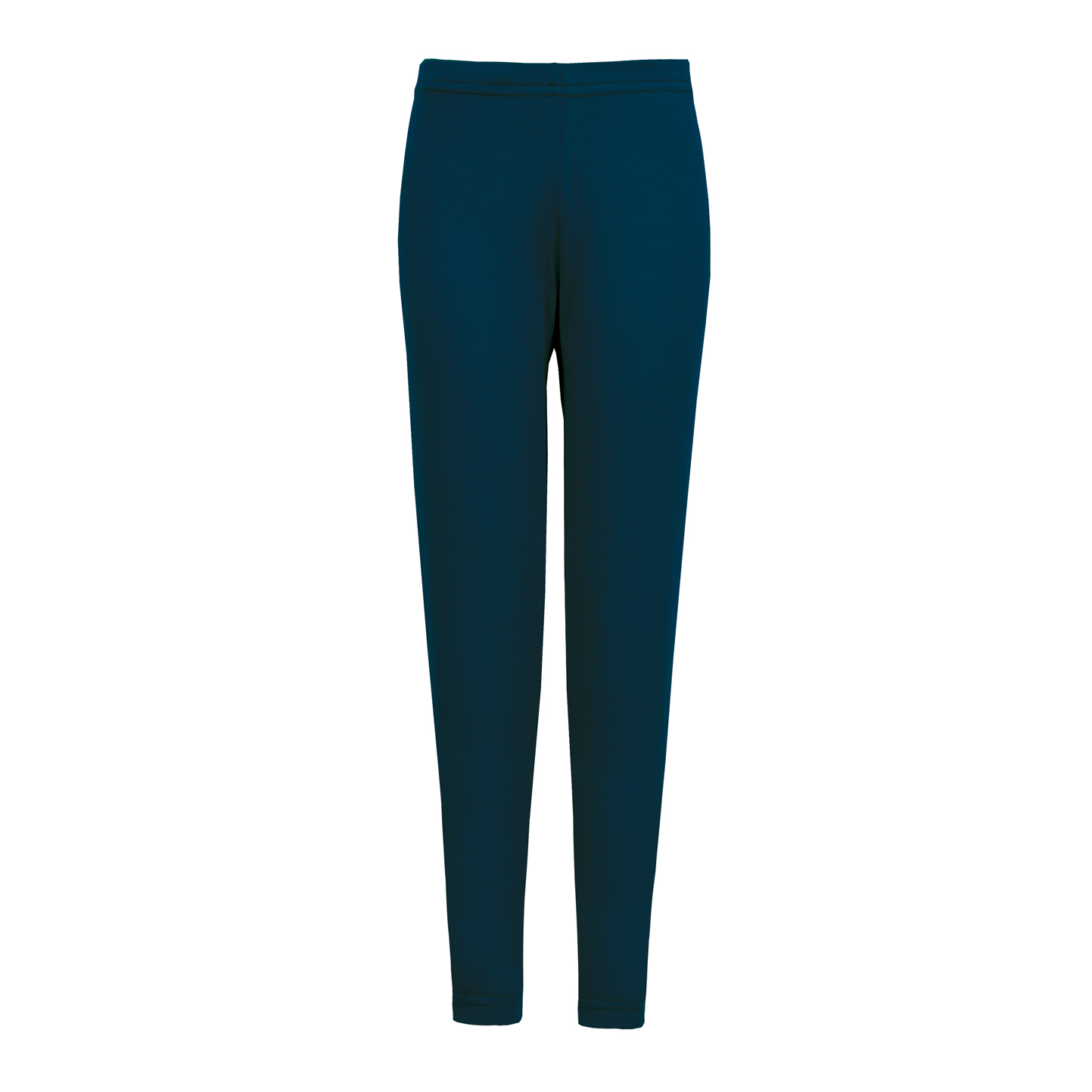 Nuovo Leggings Bambina 90/10% Cot/Ela 210 gr/m2 Grigio Melange Light M/L 8/10 anni - NY - Blu Navy XS 3/4 anni